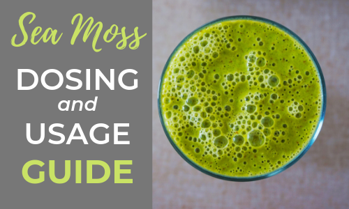 sea moss in smoothie