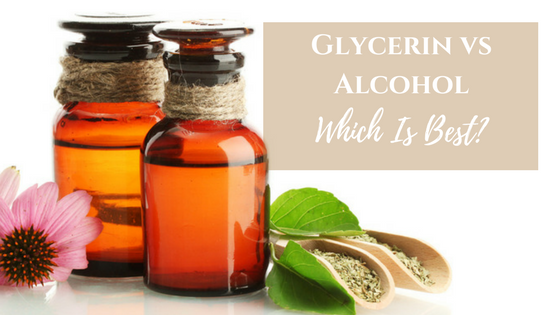 2 glycerin tincture bottles