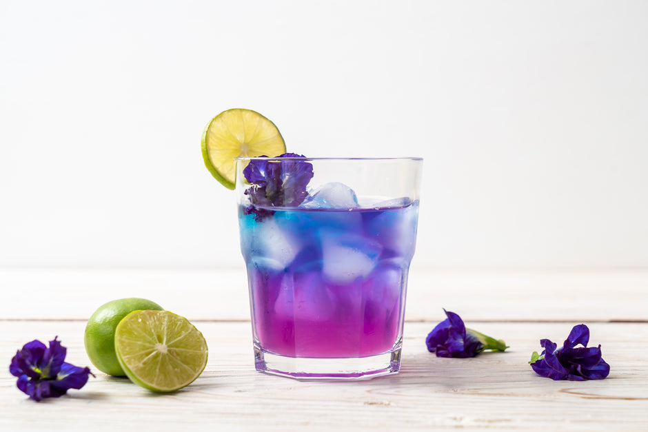 butterfly pea tea, weight loss, hair and nails, heart health, circulatory health, USDA organic, organic, changes color