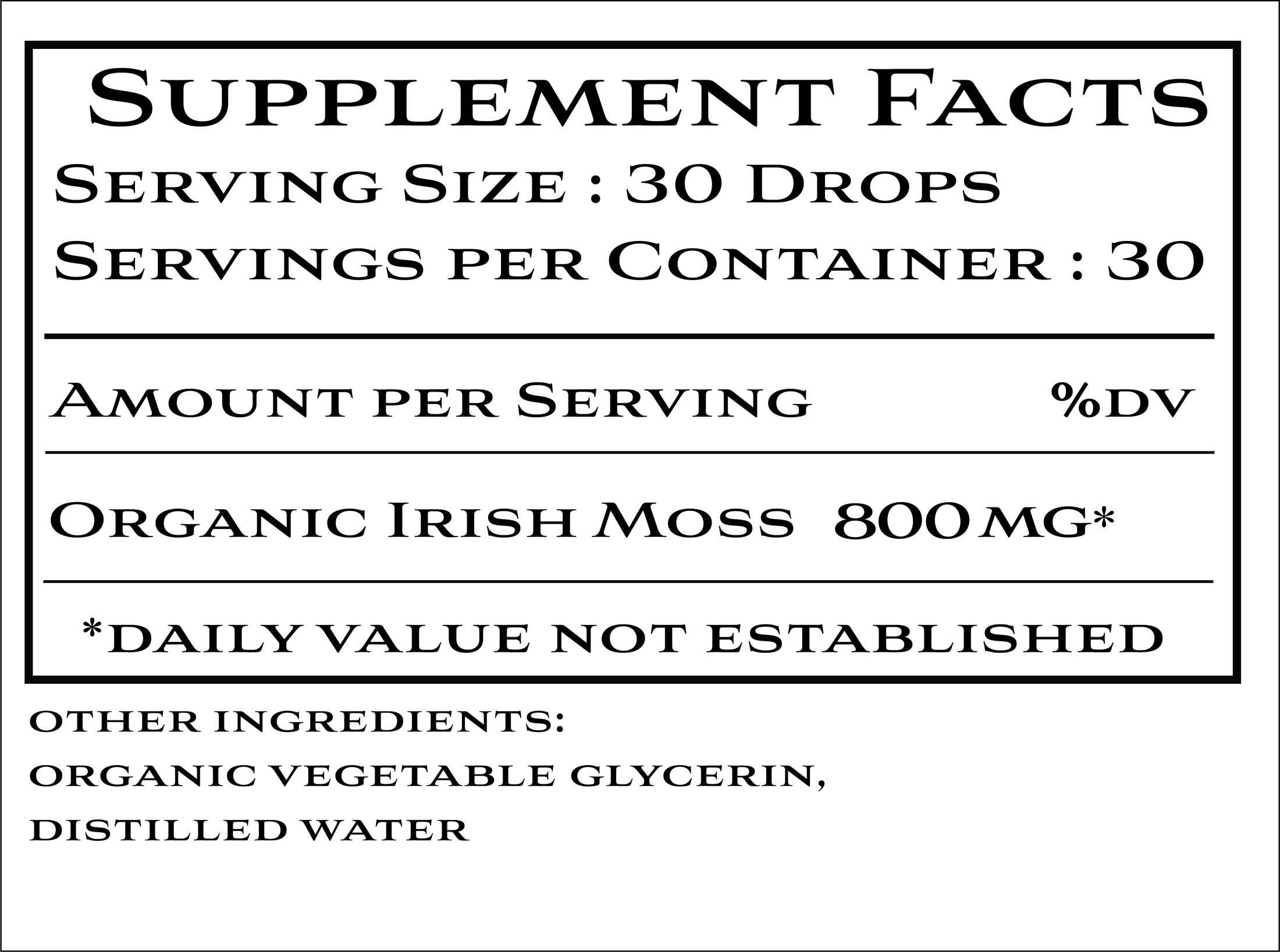 Organic Irish Moss